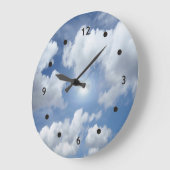 Blue Heaven Clouds + jouw ideeën Grote Klok (Hoek)