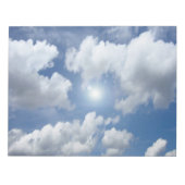 Blue Heaven Clouds + jouw ideeën Notitieblok (Voorkant)
