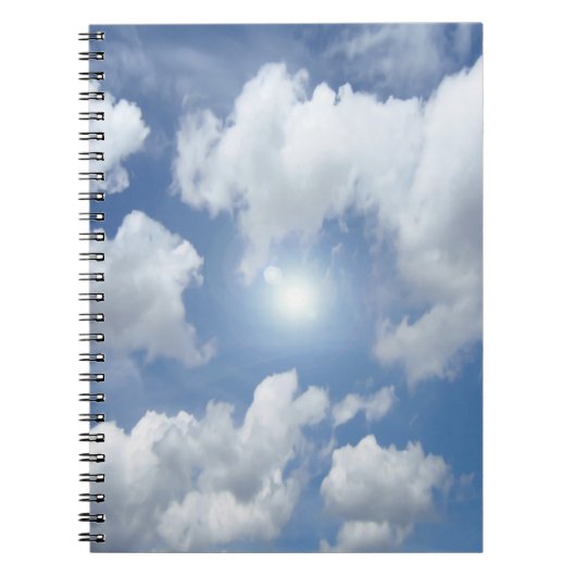 Blue Heaven Clouds + jouw ideeën Notitieboek (Voorkant)