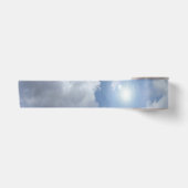 Blue Heaven Clouds + jouw ideeën Satijnen Lint (Voorkant)