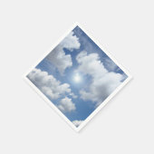 Blue Heaven Clouds + jouw ideeën Servetten (Hoek)