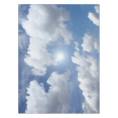 Blue Heaven Clouds + jouw ideeën Tafelkleed (Voorkant)