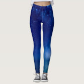 Blue Heaven Custom Leggings (Voorkant)