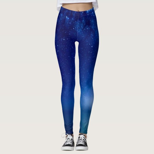 Blue Heaven Custom Leggings (Voorkant)