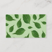 Blue Heaven Floral Blank Escort Kaarten Plaatskaartje (Achterkant)