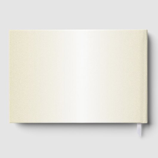 Blue Heaven Floral Wedding Guest Book Gastenboek (Achterkant)