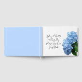 Blue Heaven Hydrangea Weddendag Guest Book Gastenboek (Volledig)