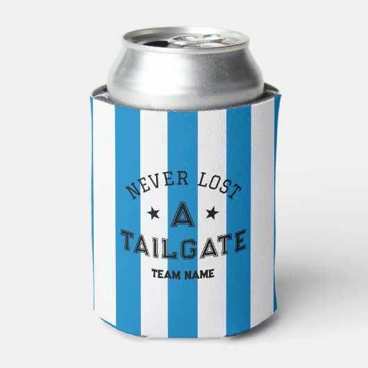 Blue heeft nog nooit een Tailgate Custom Team Game Blikjeskoeler (Blikje Voorkant)