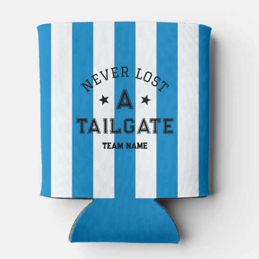 Blue heeft nog nooit een Tailgate Custom Team Game Blikjeskoeler (Achterkant)