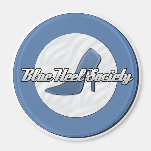 Blue Heel Society Magnet (Voorkant)
