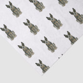 Blue Heeler ACD Cattle Dog Art Watercolor Pet  Tissuepapier (Detail)