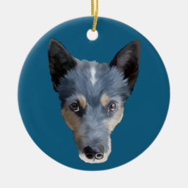 Blue Heeler / Australian Cattle Dog Keramisch Ornament