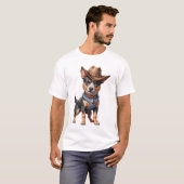 Blue Heeler Australian Cattle Dog T-shirts (Voorkant volledig)