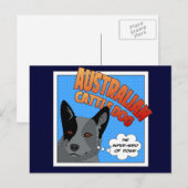 Blue Heeler Briefkaart (Voorkant / Achterkant)