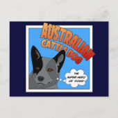 Blue Heeler Briefkaart (Voorkant)