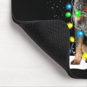 Blue Heeler Christmas Light Funny Gift For Dog Lov Muismat (Hoek)