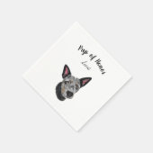 Blue Heeler Cocktail Napkins Servet (Hoek)