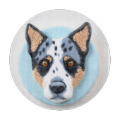 Blue Heeler Dog 3D geïnspireerd Snijplank (Voorkant)