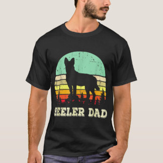 Blue Heeler Dog Dad Australian Cattle Hondenliefhe T-shirt