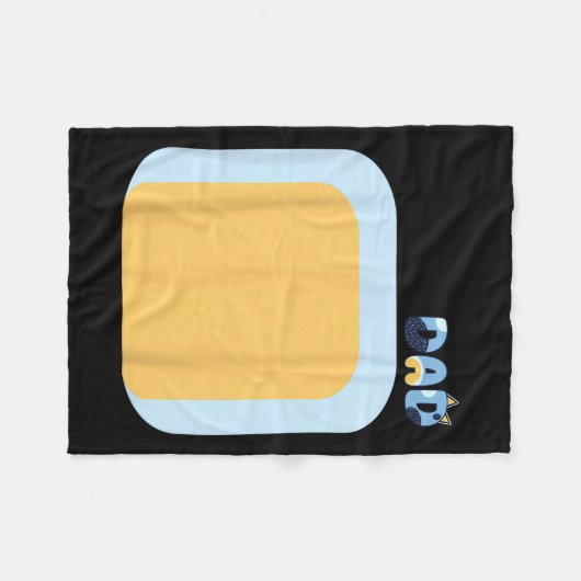 Blue Heeler Dog Dad Matching Familiekostuums DIY H Fleece Deken (Voorkant (Horizontaal))