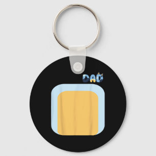Blue Heeler Dog Dad Matching Familiekostuums DIY H Sleutelhanger
