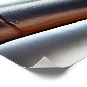 Blue Heeler Dog Driving Bike St. Patrick's Day Poster (Hoek)