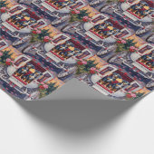 Blue Heeler Dog Valentine's Day Cadeaupapier (Hoek)