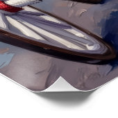 Blue Heeler Dog Valentine's Day Perfect Poster (Hoek)