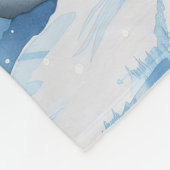 Blue Heeler Dog Winter Wonderland Christmas Joy Fleece Deken (Hoek)