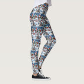 Blue Heeler Dog Winter Wonderland Christmas Joy Leggings (Rechts)