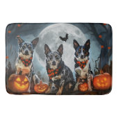 Blue Heeler Halloween Spooky Badmat (Voorkant)