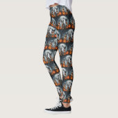 Blue Heeler Halloween Spooky Leggings (Links)