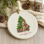 Blue Heeler hond gepersonaliseerde kerst Keramisch Ornament
