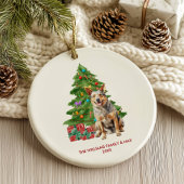 Blue Heeler hond gepersonaliseerde kerst Keramisch Ornament