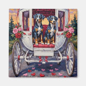 Blue Heeler Hond Valentijnsdag Magneet (Voorkant)