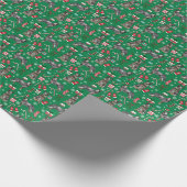 Blue Heeler Kersthond Cadeaupapier (Hoek)