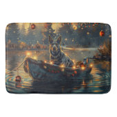 Blue Heeler kerstvakantie Badmat (Voorkant)