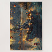 Blue Heeler kerstvakantie Legpuzzel (Verticaal)