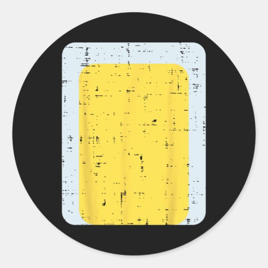 Blue Heeler Kostuumhond Halloween Last Minute Mann Ronde Sticker (Voorkant)