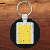 Blue Heeler Kostuumhond Halloween Last Minute Mann Sleutelhanger (Voorkant)