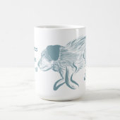 Blue heeler mok, runderhond mok, hondenliefhebber  koffiemok (Center)