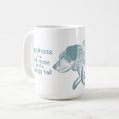 Blue heeler mok, runderhond mok, hondenliefhebber  koffiemok (Voorkant links)