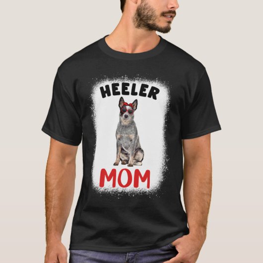 Blue Heeler Mom Mama Australian Cattle Dog  Owner  T-shirt (Voorkant)