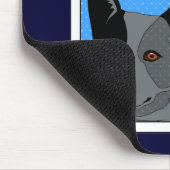 Blue Heeler Muismat (Hoek)