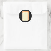 Blue Heeler Mum Kind Hond Familiekostuum voor Hall Ronde Sticker (Tas)