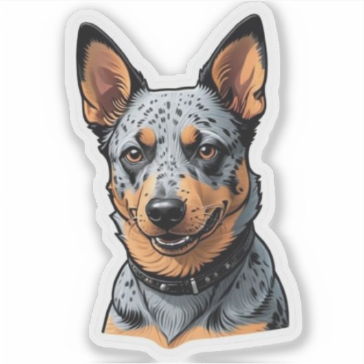 Blue Heeler Sticker (Voorkant)
