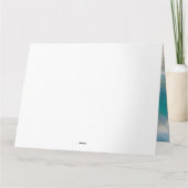 Blue Heeler strand surfen schilderij  Kaart (Achterkant)