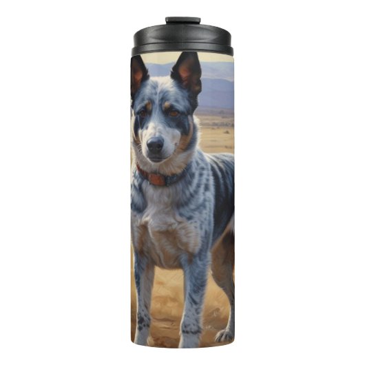 Blue Heeler Thermosbeker (Voorkant)