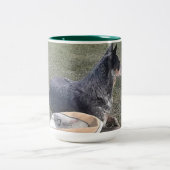 Blue Heeler Tweekleurige Koffiemok (Center)