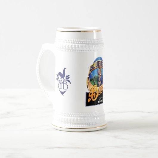 Blue Hen Beer 18oz Stein Bierpul (Voorkant links)